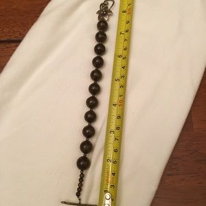 Silpada Tigers Eye 👁 Silver Toggle Bracelet